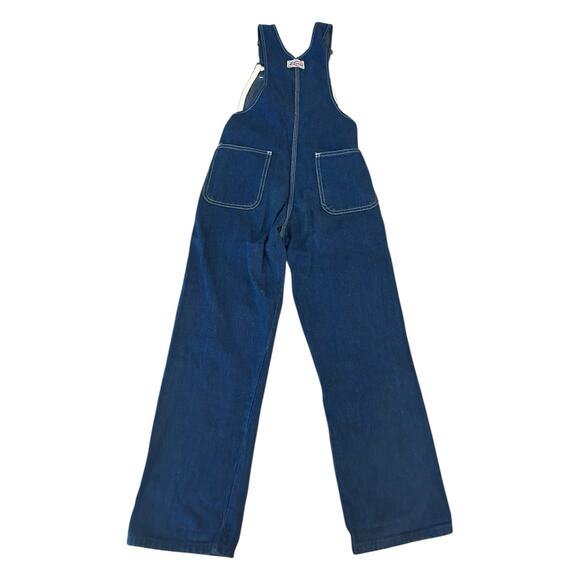 Vintage Clemson Tigers Liberty Youth Size 8 Bib Overalls Denim - Picture 7 of 11